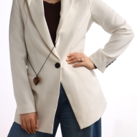 Портупея с кулоном &laquo;Сердечко&raquo;, трансформер, коричневая, 150 см