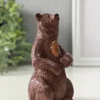 Фигура "Медведь тотемный" высота 11 см, коричневый цвет