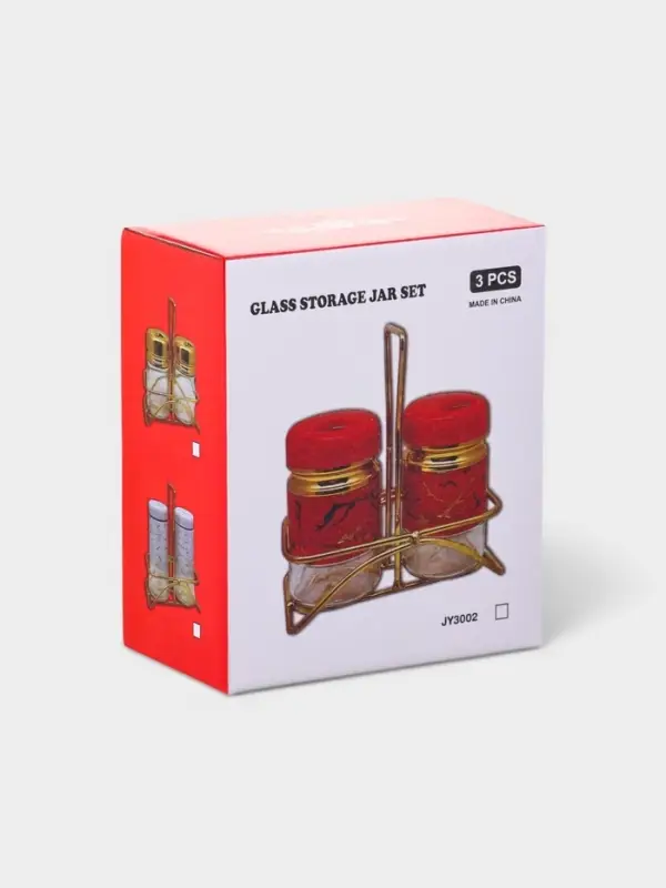 Набор для специй "S&P.Marble", 2 шт, на подставке