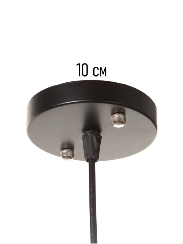 Светильник "Манчестер" (Узор) 1х40Вт Е27 черный 12,5х12,5х24+100см