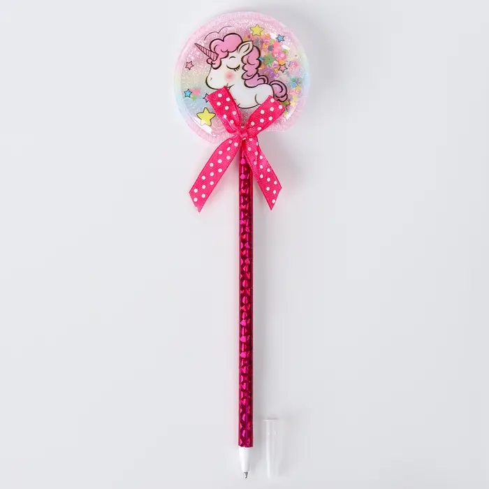 Ручка &laquo;Единорожек&raquo;, синие чернила, МИКС