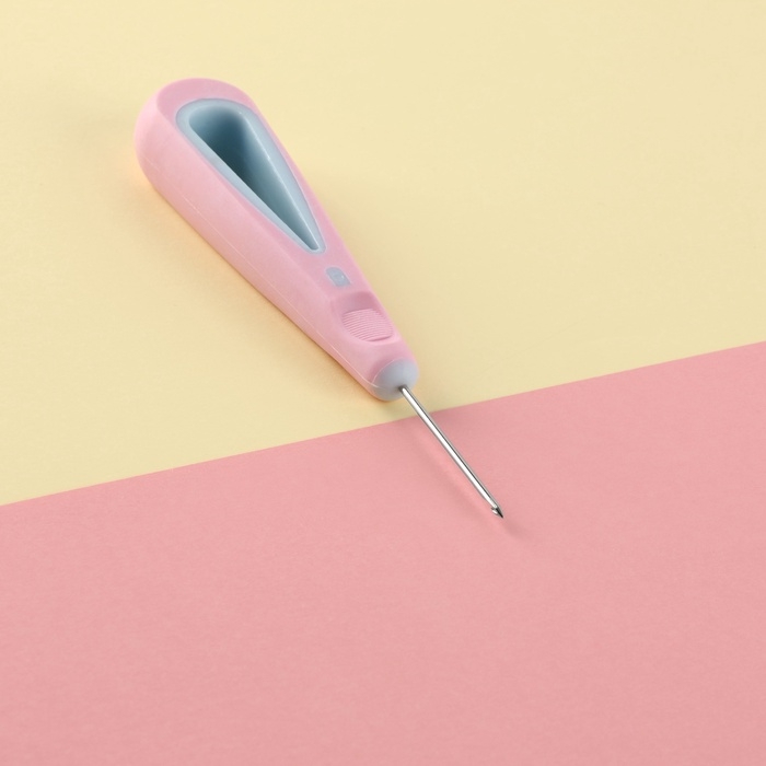 Шило швейное, вспарыватель, набор 4 шт, с прорезиненными ручками