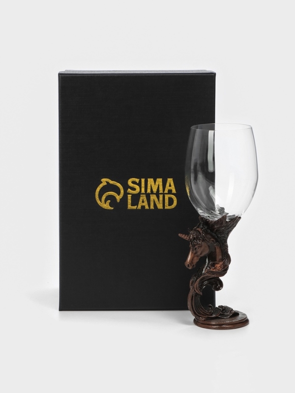 Бокал для пива "Единорог", бронза