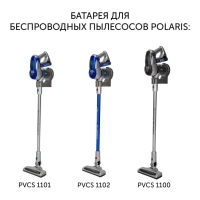 Батарея для беспроводных вертикальных пылесосов