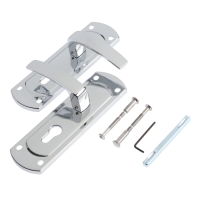 Ручки на планке LOCKLAND 002, м/о 55 мм, цвет хром