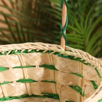 Корзина плетеная 22x22x30 см, ротанг