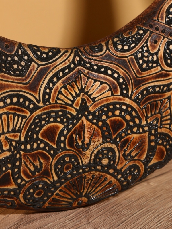 Декор интерьерный "Рога" дерево 40х6х40 см