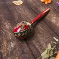 Сувенирный музыкальный инструмент "Маракас" 20х5х5 см МИКС