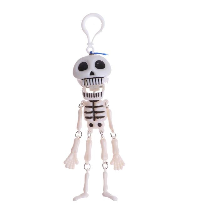 Подвеска &laquo;Скелет&raquo;, белый, с чёрными глазами