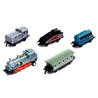 Поезд металлический &laquo;Классика&raquo;, с 4 вагонами, инерция, МИКС