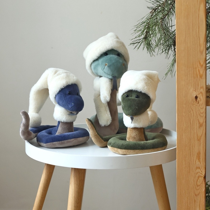 Новый год! Мягкая игрушка &laquo;Змей МиШушик&raquo;, цвет синий, 15 см