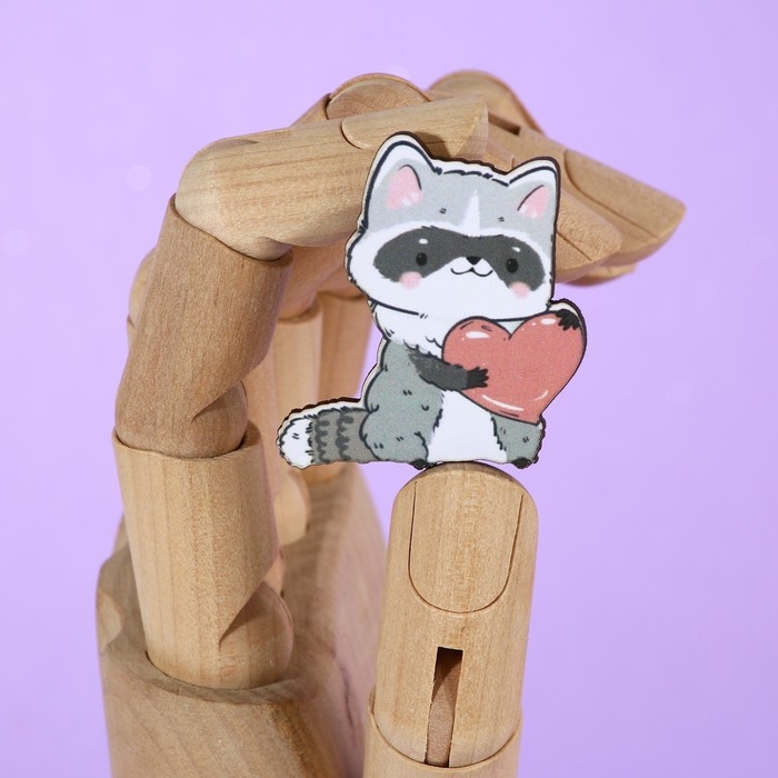 Значки деревянные, неразлучники &laquo;Моей половинке&raquo;, 2 шт., 8 х 12 см.