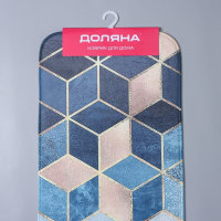 Коврик для ванной и туалета Доляна &laquo;Бурлеск&raquo;, 45&times;120 см