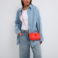 Сумка женская кросс-боди на молнии, цвет розовый