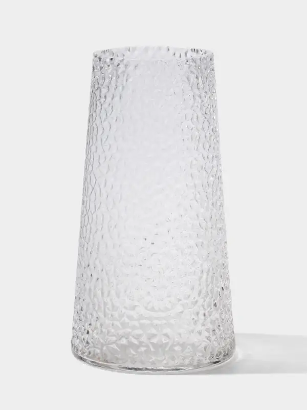 Ваза стекло настольная "Линней" 20х10,5 см, прозрачный