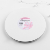 Лента бархатная, 6 мм, 18 &plusmn; 1 м, цвет серый №63