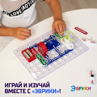Конструктор электронный &laquo;Эврики&raquo;, 335 схем, 31 элемент, работает от батареек
