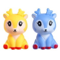 Набор резиновых игрушек для ванны &laquo;Оленята&raquo;, 2 шт, цвет МИКС, Крошка Я