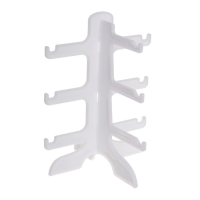 Подставка под очки 3 места, 16&times;14,5&times;20, цвет белый