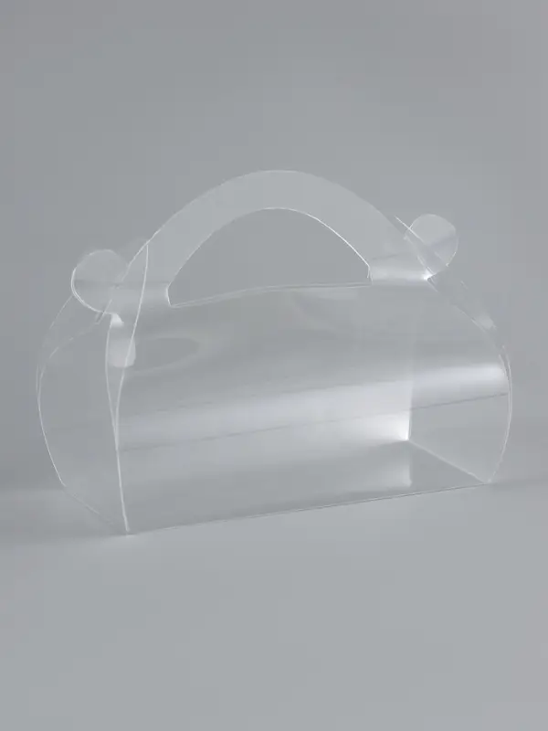 Складная прозрачная коробка из PVC, для упаковки подарков, 9.9&times;4.9&times;5.5 см