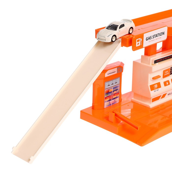 Парковка &laquo;Заправочная станция&raquo;, с дисплеем, свет и звук