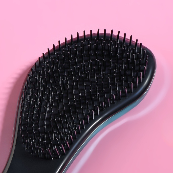 Расчёска массажная, 5,5 &times; 15 см, цвет МИКС