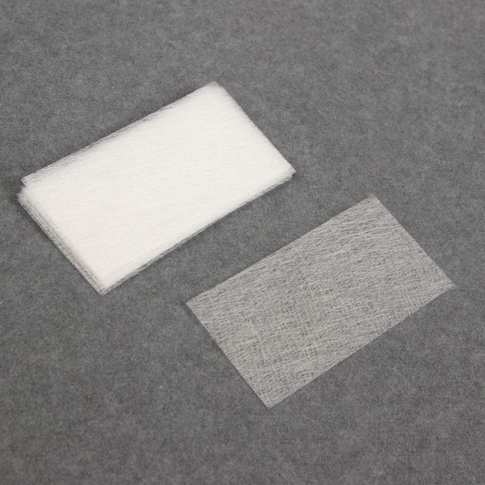 Стекловолокно для наращивания ногтей, 8 &times; 4 см, 10 листов, цвет белый