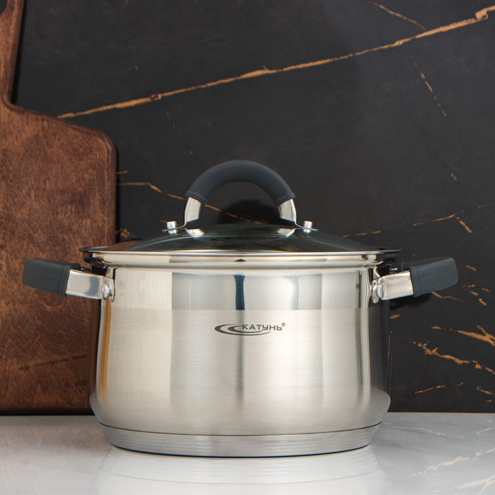 Кастрюля &laquo;Ирида&raquo;, 3.9 л, d=20 см, капсульное дно, индукция