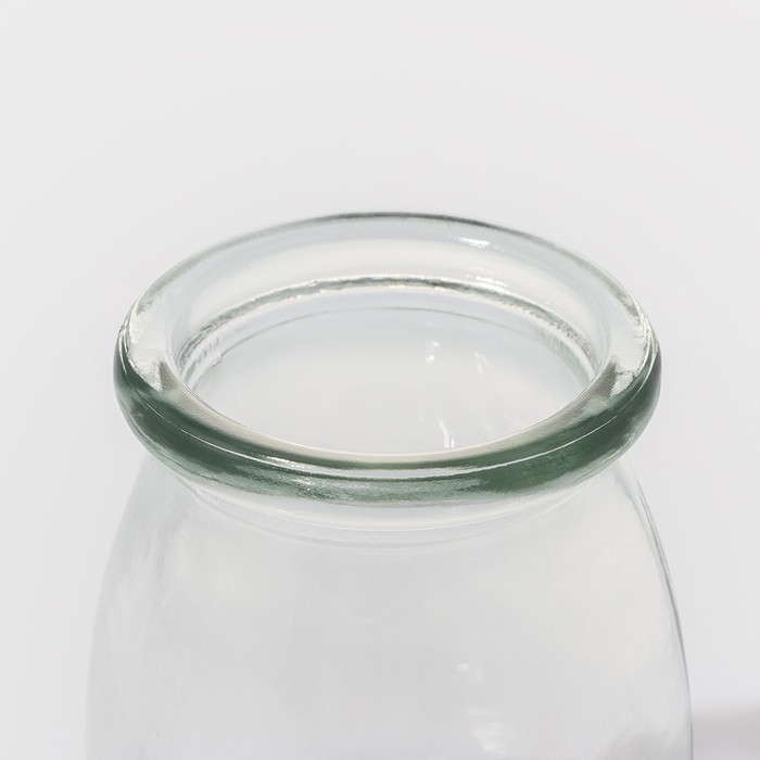 Набор баночек стеклянных для специй с пробковой крышкой Доляна &laquo;Парфе&raquo;, 200 мл, 7&times;7&times;8,5 см, 12 шт