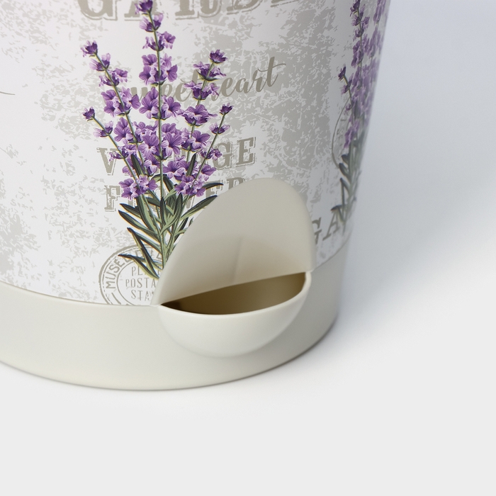 Горшок для цветов с прикорневым поливом &laquo;Ника Деко. Лаванда&raquo;, 800 мл