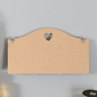 Крючки декоративные дерево "Дом, милый дом. Растения" 24х13,5 см