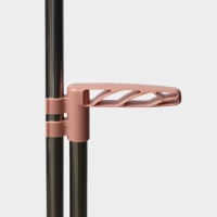 Щётка для пола Доляна: щётка 23&times;88 см, совок 26&times;26&times;73 см, цвет бежевый