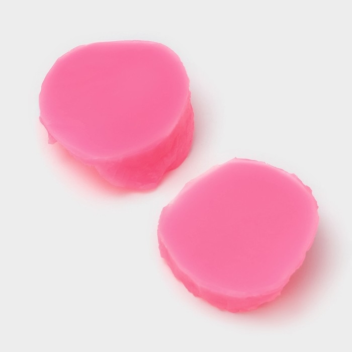 Молд кондитерский Доляна &laquo;Лепесток розы&raquo;, силикон, 2 предмета, 6.7&times;6.2 см, розовый