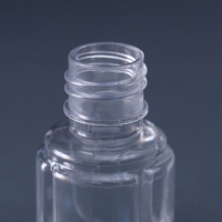 Баночка для скрапбукинга пластик "Бутылочка волна" 50 мл набор 6 шт 3,3х3,3х8,2 см