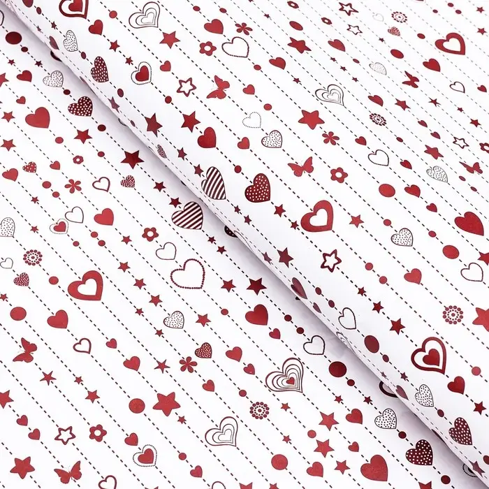 Бумага упаковочная глянцевая &laquo;Только для тебя&raquo;, двусторонняя, 60&times;90 см