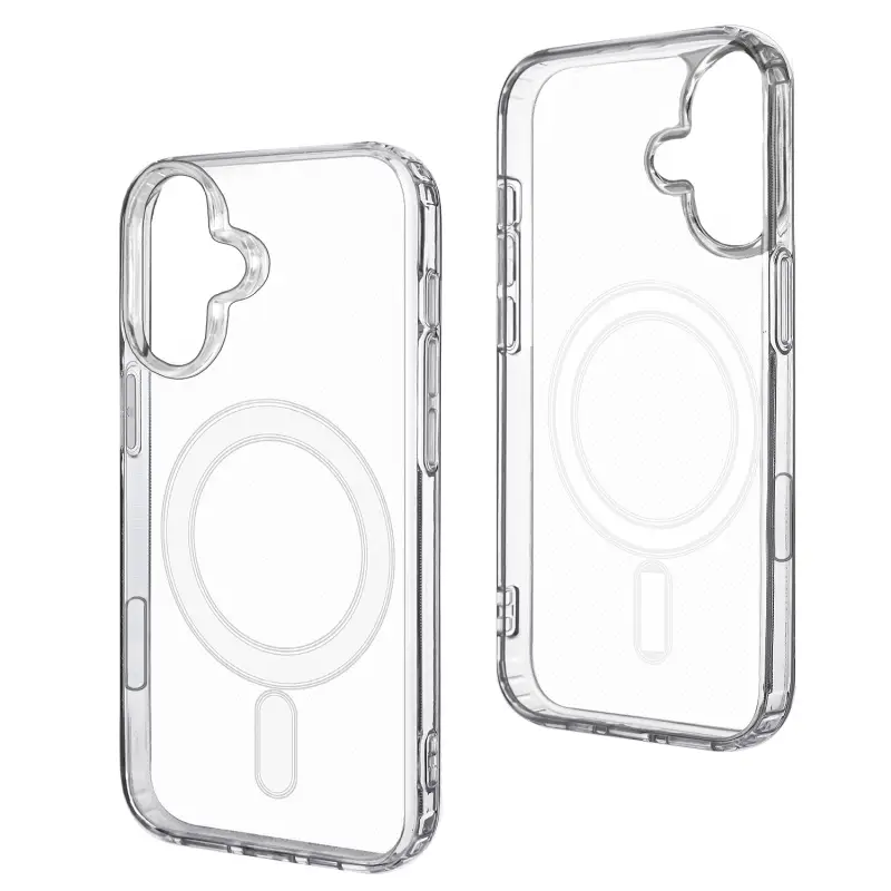 Чехол iPh 16 Plus (6.7) Clear Case (MagSafe) в пакетике