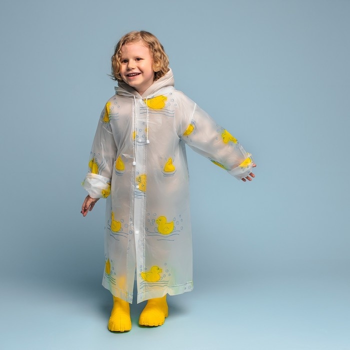 Дождевик детский &laquo;Уточка&raquo; (125-155 см)