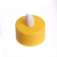 Светодиодные свечи, ночники LED RISALUX &laquo;Добра и света!&raquo; набор 2 шт., жёлтые, RGB, 3.5&times;3.5&times;4 см