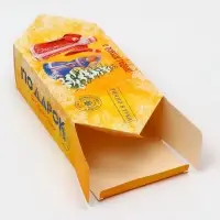Подарочная коробка - конфета новогодняя складная &laquo;Подарок&raquo;, 14 х 22 х 8 см.