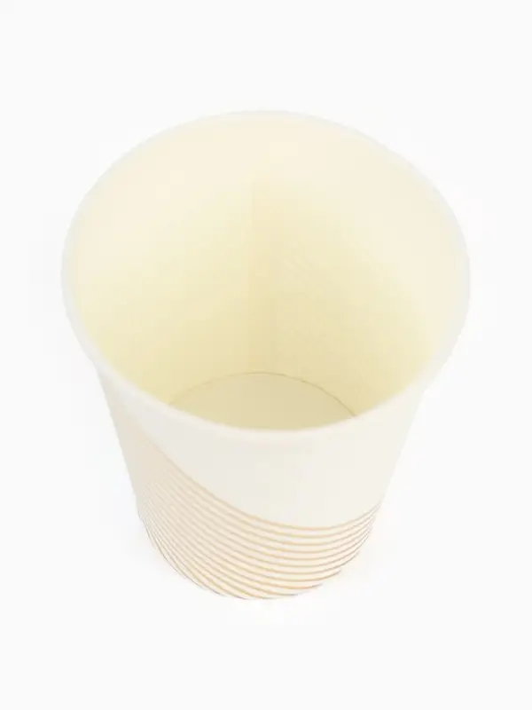 Набор посуды для праздника на 20 персон, белый с золотом (тарелки 23 см, стакан 250 мл)