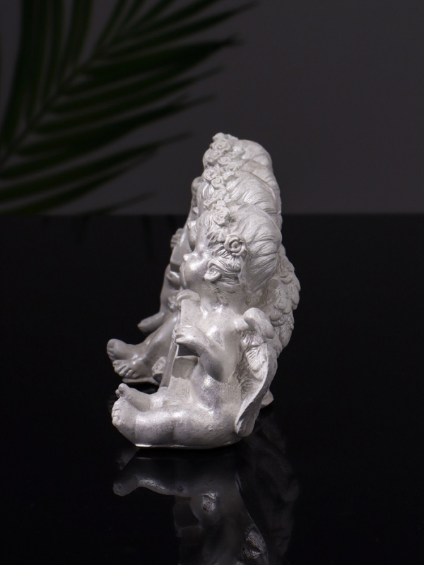 Статуэтка "Ангелы love" 7х13х5 см, перламутр