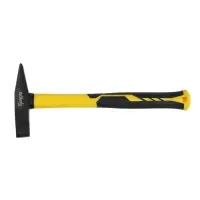 Молоток сварщика ТУНДРА, двухсторонний плоский боек, двухкомпонентная рукоятка, 300 г