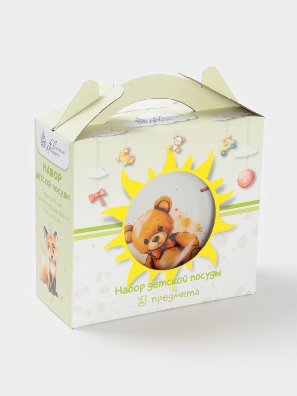 Набор посуды 3 предм. Мишутка И. у.