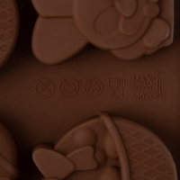 Форма для шоколада Доляна &laquo;Пасха&raquo;, силикон, 20,7&times;10,6&times;3 см, 8 ячеек, коричневая