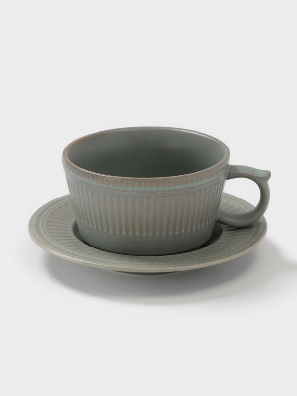 Чайная пара "Ancient Greece"  15х7см, цвет синий