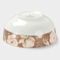 Салатник 14х7 см WY  "Pink O'hara", бежевый