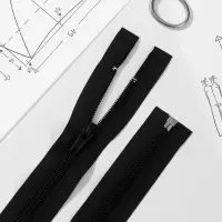 Молния &laquo;Спираль&raquo;, №5, разъёмная, замок автомат, 100 см, чёрная