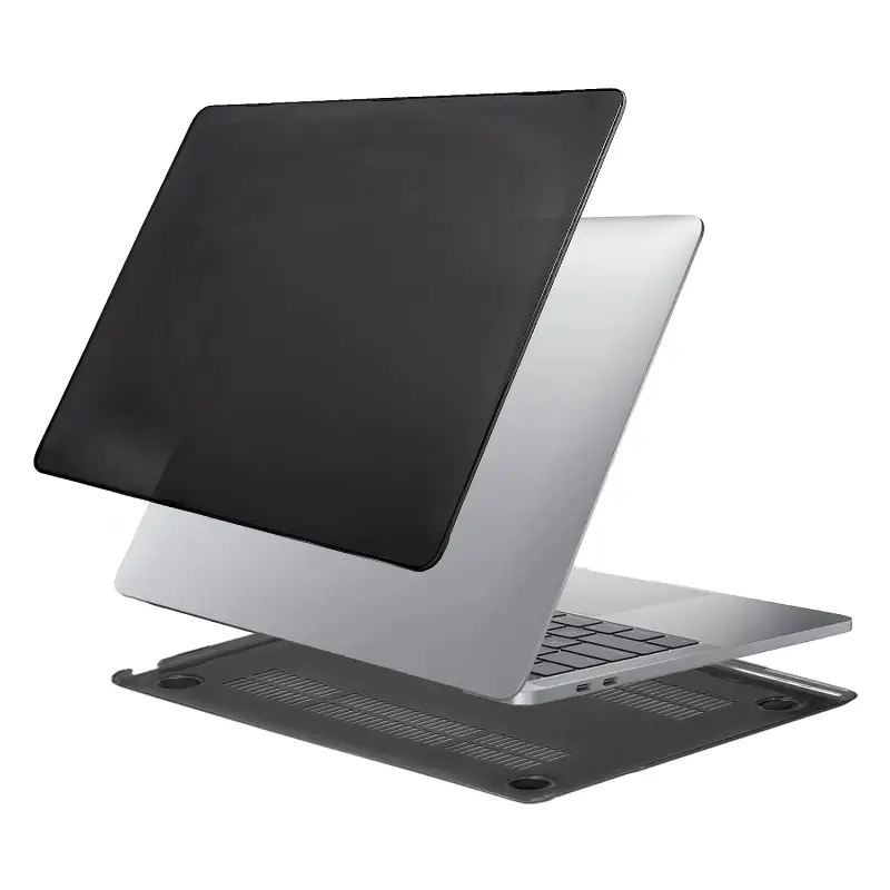 Чехол Mbook Air 13 (2025/2024/2022)  матовый черный (A2681 M2/A3113 M3/A3240 M4) (54шт/кор)