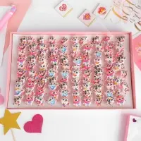 Кольцо детское &laquo;Выбражулька&raquo; весёлые зверюшки, форма МИКС, цветное