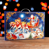 Подарочная коробка "Снежный праздник", календарь, 47,5 х 32 х 4 см. Новый год